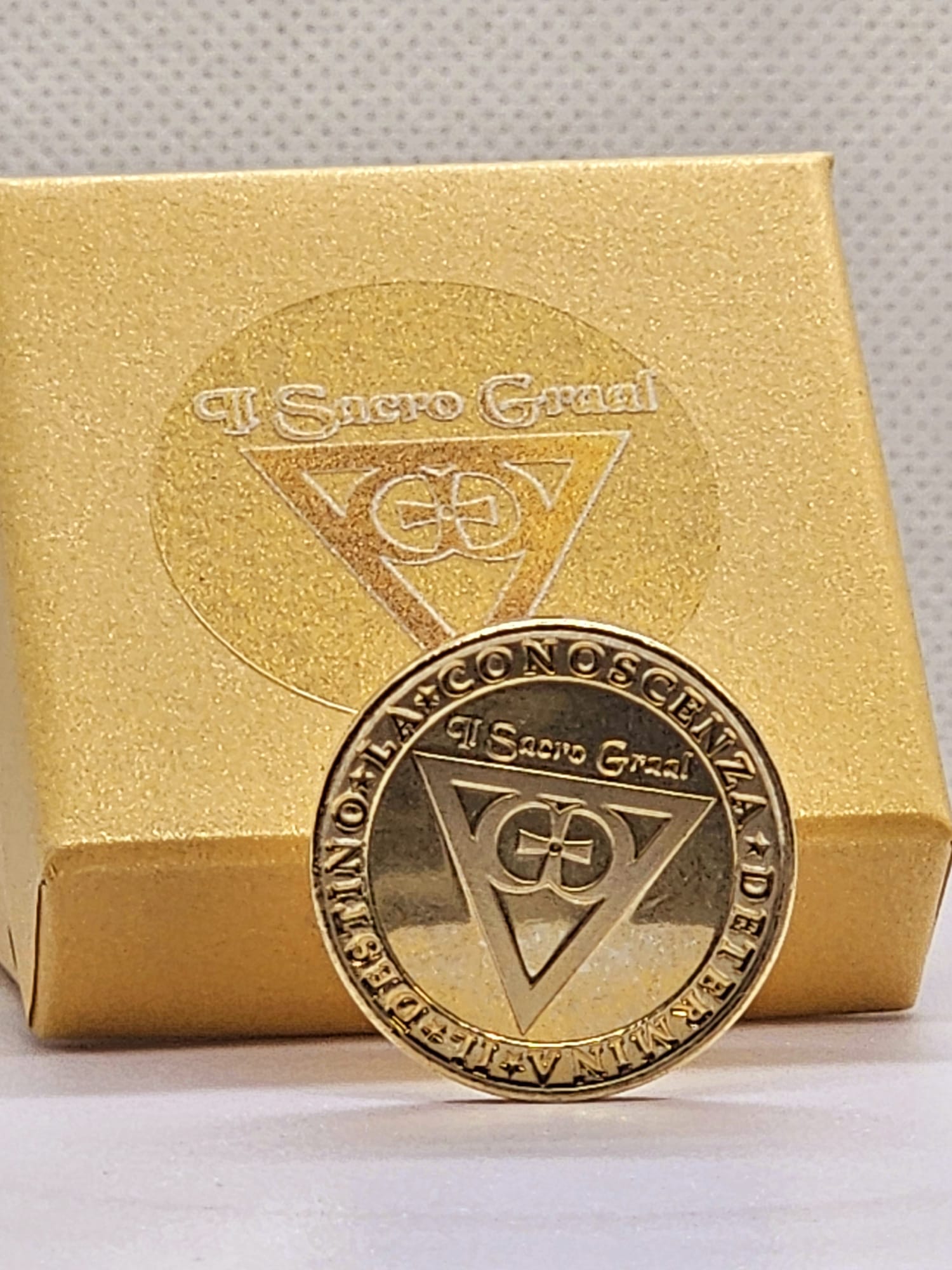 La Moneta del Sacro Graal    ABBONDANZA,EQUILIBRIO, PROTEZIONE (SPEDIZIONE  GRATUITA)