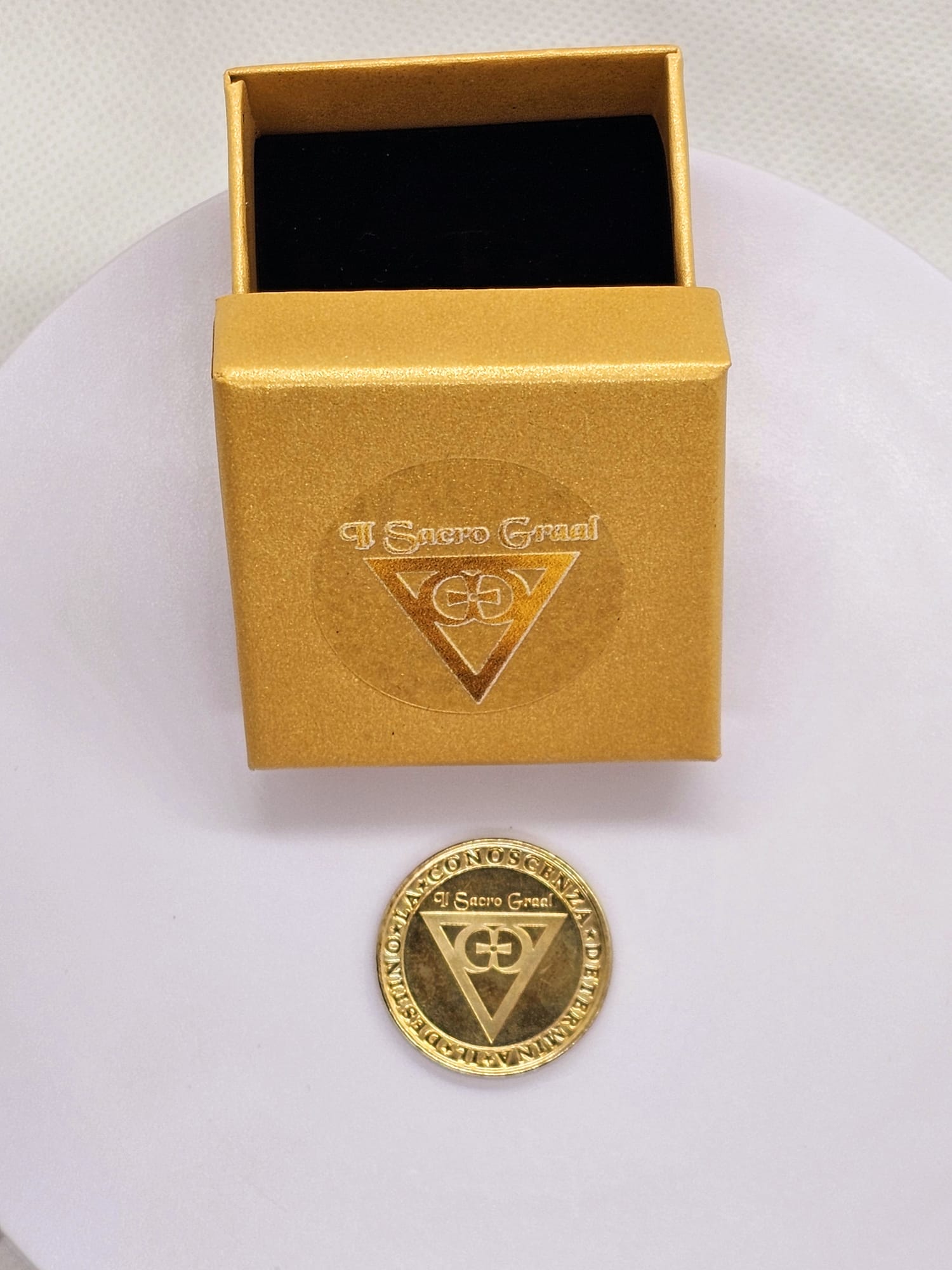 La Moneta del Sacro Graal    ABBONDANZA,EQUILIBRIO, PROTEZIONE (SPEDIZIONE  GRATUITA)